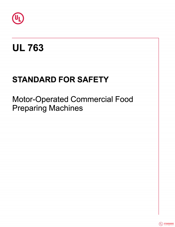 UL 763 PDF UL 763 PDF
